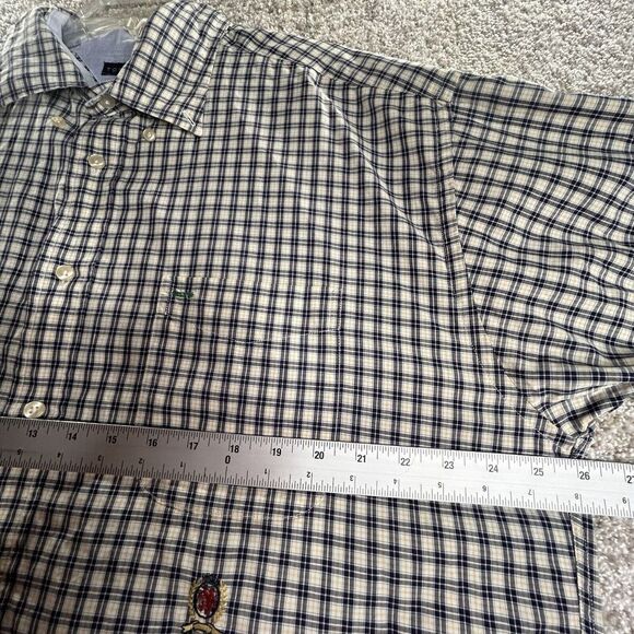 Tommy Hilfiger Plaid Shirt Button Up Long Sleeve Men's Size Xl - Picture 7 of 8